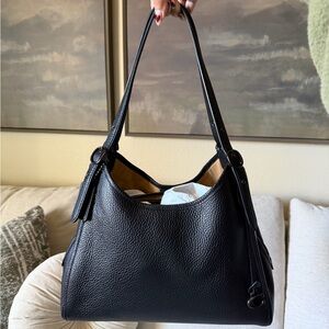 Coach Lori Bag in Blk Pebbled Leather